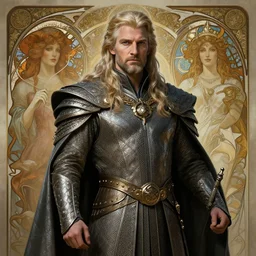 Nathan Fillion the high king of gondor, intricate, elegant, highly detailed, digital painting, 4k, HDR, concept art, smooth, sharp focus, illustration, art by artgerm and H R Giger and alphonse mucha