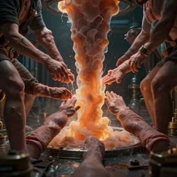 hyperrealistic dslr film still of departure from nucleate boiling, stunning 8 k octane comprehensive 3 d render, inspired by istvan sandorfi & greg rutkowski & unreal engine, perfect symmetry, dim volumetric cinematic lighting, extremely hyper - detailed, incredibly real lifelike attributes & flesh texture, intricate, masterpiece, artstation, stunning, 8 5 mm f 1. 4