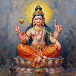 an expressive oil painting of pranmeksilar