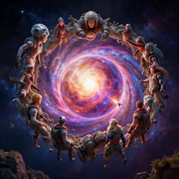 i am a universe, all things encompassing, all life embracing, unreal engine 5, digital art, octane render, 1 6 k