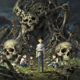 makoto shinkai concept art of the bone waste dimension, key visual, ambient lighting, highly detailed, digital painting, artstation, concept art, sharp focus, by makoto shinkai and akihiko yoshida and hidari and wlop and greg rutkowski