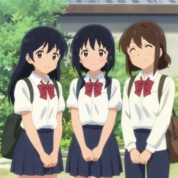 Friends as Japanese Anime
