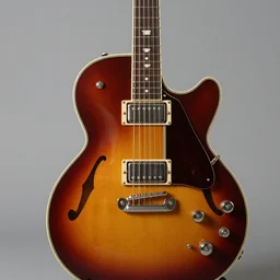 portrait of a magical gibson es - 3 3 5 guitar 1 9 5 3 electric cadillac in a pit of fire, nebula, symmetrical, jimi hendrix, rockabilly, flat digital art, the doobie brothers, thomas kincaid, cables everywhere, chrome,, new art nouveau, mucha, craig mullins, vintage,