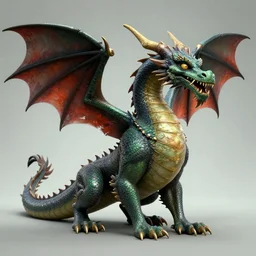 a dragon in a style of salvador dali, hyperrealistic unreal engine render 4 k