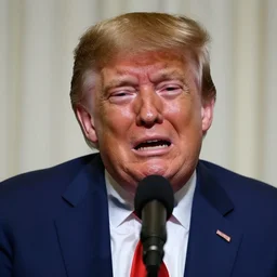 obese crying donal trump mukbang