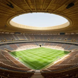 an olimpic soccer stadium in the style of ancient egypt, art by greg rutkowski and artgerma, stunning concept art, interior design architecture