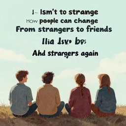 Isn't it strange How people can change From strangers to friends Friends into lovers And strangers again by Ilya Kuvshinov