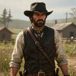 Film still of Mark Williams, from Red Dead Redemption 2 (2018 video game)