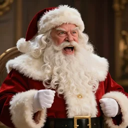 santa claus growling like Gowron