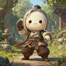 kawaii, dynamicbrushstrokes, lineargamma, dynamic _ pose, natural _ light, dissolutionfilter, turbulencefilter, costumedesign madeby nordictribes, sophisticatedcomposition, oldmasters lightcomposition, procedurallygenerated, epichuman characterposing for conceptart, beautiful ancientgarden behind, substancedesigner, pbr, ultra detailed, hyperrealistic, megascans, volumetriclight, conceptby masterartist, made in paint tool sai 2, trending pixiv face