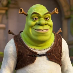 tracy morgan in shrek costume and makeup, still from live action shrek movie, detailed, 4 k
