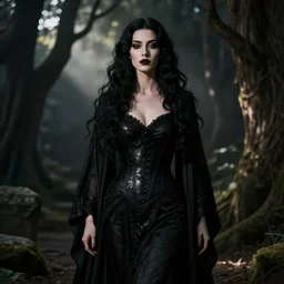 Mata Hari as a noir impressionist sorceress