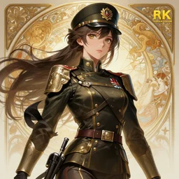 beautiful female soldier, portrait, anime!!, fantasy, ultra detailed, elegant, intricate, dynamic lighting, hyperrealism, digital art, digital painting, artstation, wlop, sharp focus, illustration, art by artgerm and greg rutkowski and alphonse mucha, 8 k