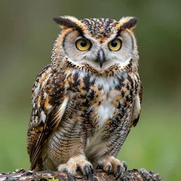 an owl piggy!!! hybrid! hyper realistic!! realistic lighting!! wildlife photographer of the year!!! bold natural colors, national geographic, hd, wide angle, 8 k