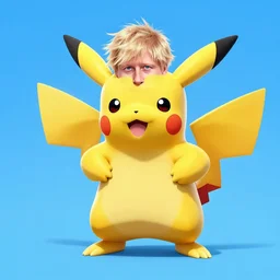 boris johnson type pokemon, digital render, artstation