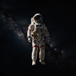 a lone ranger floating in interstellar space