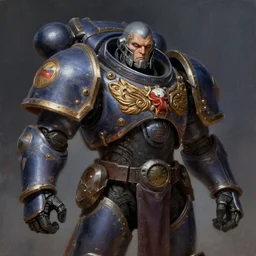 character portrait cyberpunk starcraft terran warhammer 4 0 k space marine tech priest warrior ( ( ( ( ( ( ( ( totally definitely not negative no not mona lisa inspired ) ) ) ) ) ) ), character design, painting by gaston bussiere, katsuya terada, frank frazetta, tom of finland, trending on artstation