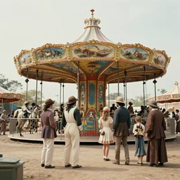sharp, highly detailed, 131072k film, 70000mm film still from a sci fi blockbuster color movie made in 2019, set in 1860, of a family standing in a park, next to some strange alien plants and flowers, on an alien planet, the family are all wearing 1860s era clothes, good lighting, good photography, in focus, 35mm macro lens, ultra high definition