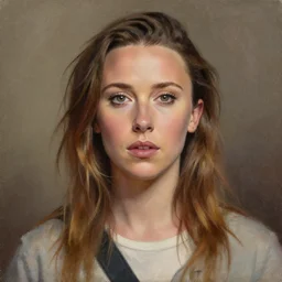 Painting of Millie Bobby Brown