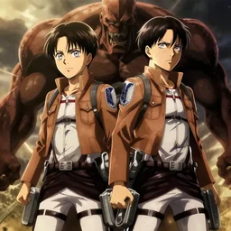 live action cinematic version of attack on titan, erin vs a titan, dynamic lighting, cinematic