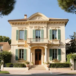 three-story Belle époque house in the French Riviera