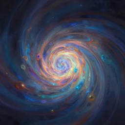 ferrofluid vortex. fantasy, digital painting, hd, detailed.