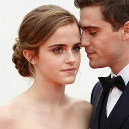 emma watson instagram couple's wedding photo shoot, closeup photo