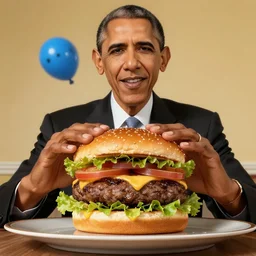 obama hamburger sussy balls