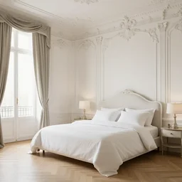bedroom of a belle epoque house designed by charles garnier