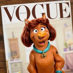 Vogue Magazine spread of Velma from Scooby Doo, 4k, photorealistic