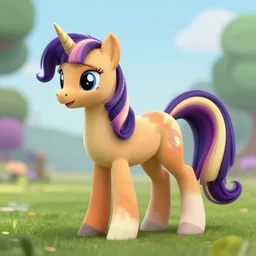 wide angle full body portrait of a ( my little pony ) as an ( ( ( appaloosa horse ) ) ), an ( ( ( appaloosa ) ) ) hybrid has a mane and tail like ( my little pony ), digital art, professional, high quality, 4 k, octane render, dof, bokeh, action