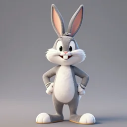 big chungus aka bugs bunny, high detail close to original,