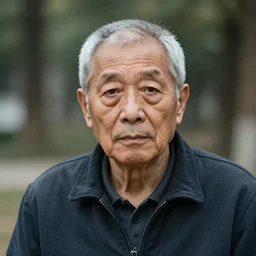 a very young old man