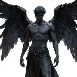 a dark wings male angel of death, detailed, 8 k, trending on artstation, smooth, sharp focus artwork by mark arian, artgerm, mark keathley, greg rutkowski and alphonse mucha
