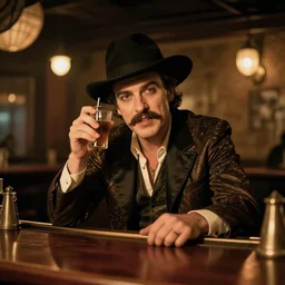 sleazy 1920s bar