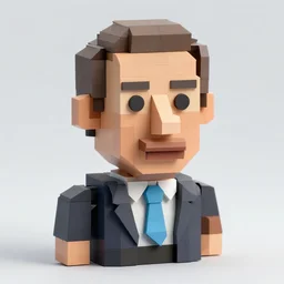zuckerberg by lowpoly