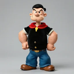 popeye as human, uncartoony, photorealistic