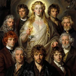 god, by wayne barlowe, by gustav moreau, by goward, by gaston bussiere, by roberto ferri, by santiago caruso, by luis ricardo falero, by austin osman spare, by saturno butto