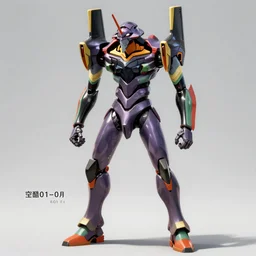 neon Genesis evangelion 01 mech concept art, artStation,
