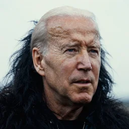 a picture of joe biden as a neanderthal, portrait, ektachrome, closeup, f / 2. 8