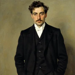 a photograph of a man by Rrichard Avadon