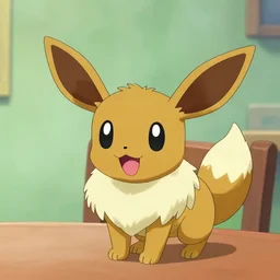 portrait of a leafeon at a table happiness is temporary uno