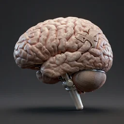 a brain by johannen voss by david cronenberg by francis bacon by peter kemp by octane render blender 8 k