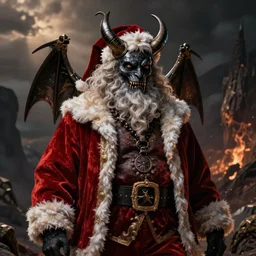santa as a doom demon