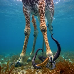 underwater photo tentacle shaped legs jiraffe by national geographic