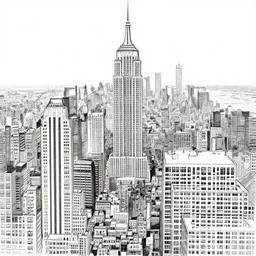 drawing of new york by sempe