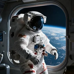 an award winning concept art of an astronaut looking at earth from the window of his spaceship, dramatic lighting, cinematic, movie still, digital art, unreal engine, octane render, trending on artstation, cinestill, sharp focus, perfection, maximalism, 8 k