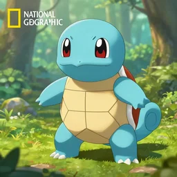 national geographic photo of squirtle, pokemon in the wild, intricate, portrait, 8 k highly professionally detailed, hdr, cgsociety