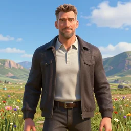 jean - claude van damme as a pixar disney character from up ( 2 0 0 9 ), unreal engine, octane render, 3 d render, photorealistic