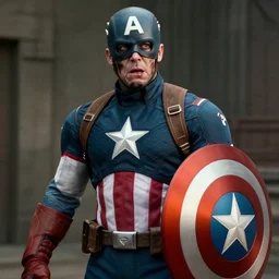 film still of Zombie Captain America